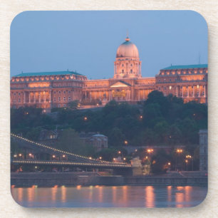 HUNGARY, Budapest: Szechenyi (Chain) Bridge, Coaster
