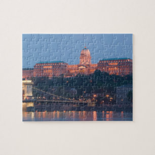 HUNGARY, Budapest: Szechenyi (Chain) Bridge, Jigsaw Puzzle
