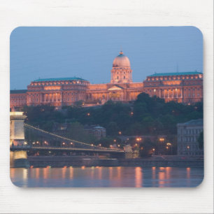 HUNGARY, Budapest: Szechenyi (Chain) Bridge, Mouse Mat