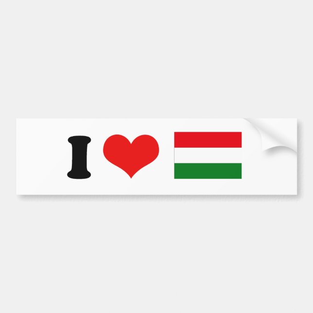 Hungary Bumper Sticker (Front)