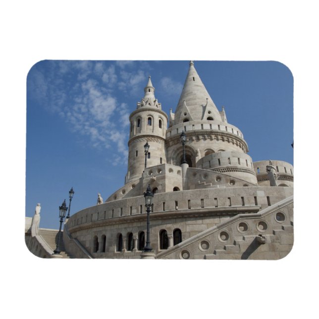 Hungary, capital city of Budapest. Buda, Castle 2 Magnet (Horizontal)