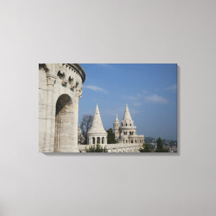 Hungary, capital city of Budapest. Buda, Castle Canvas Print