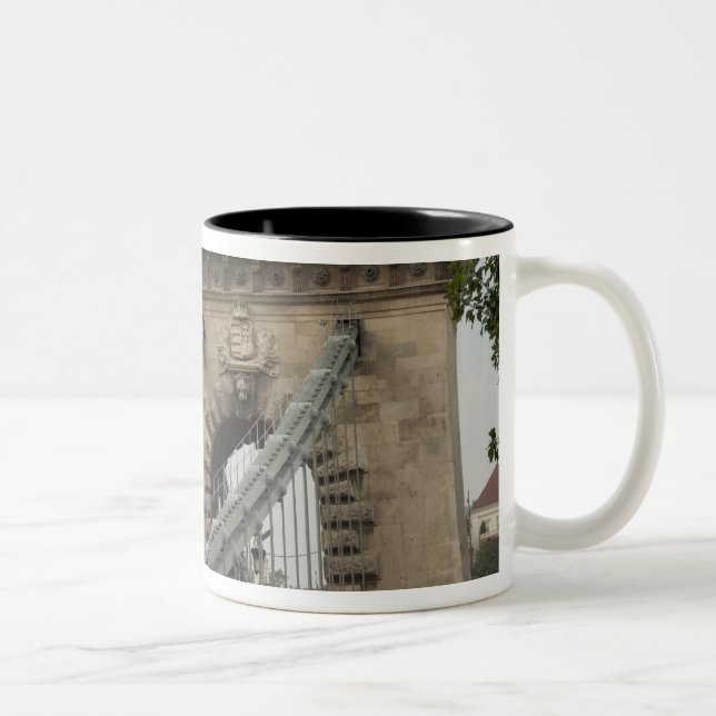 Hungary, capital city of Budapest. Historic 2 Two-Tone Coffee Mug (Right)