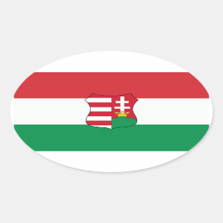 Hungary Car Oval Sticker