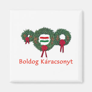 Hungary Christmas 2 Magnet