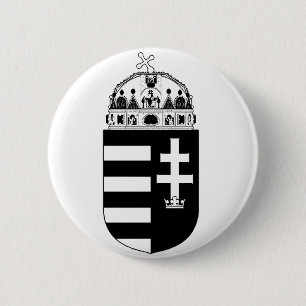 Hungary Coat of arms 6 Cm Round Badge