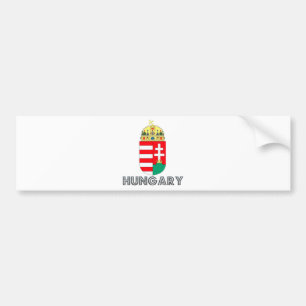 Hungary Coat of Arms Bumper Sticker