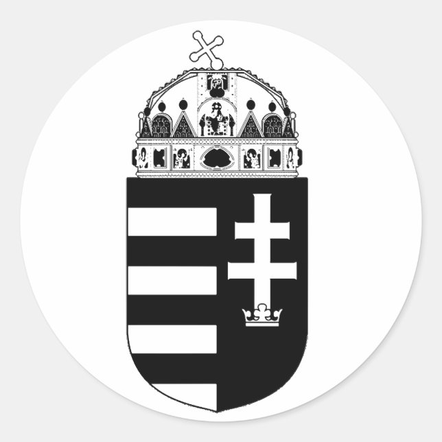 Hungary Coat of arms Classic Round Sticker (Front)