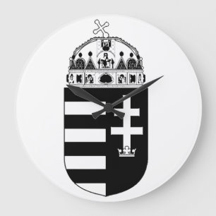 Hungary Coat of arms Large Clock