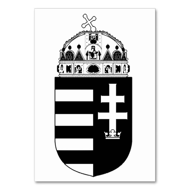 Hungary Coat of arms Table Number (Front)
