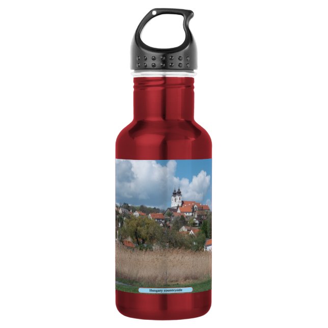 Hungary countryside 532 ml water bottle (Front)