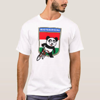 Hungary Cycling Panda T-Shirt