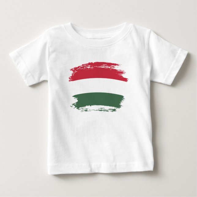 Hungary flag baby T-Shirt (Front)