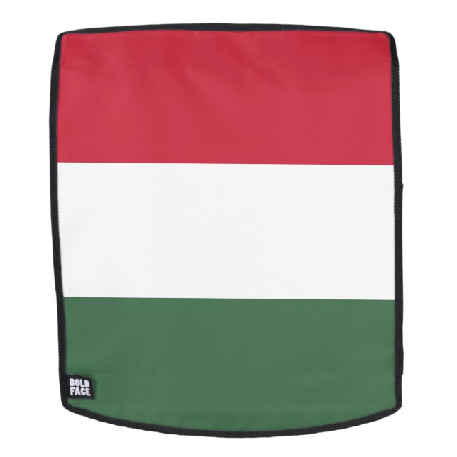 Hungary Flag Backpack (Removable Face)