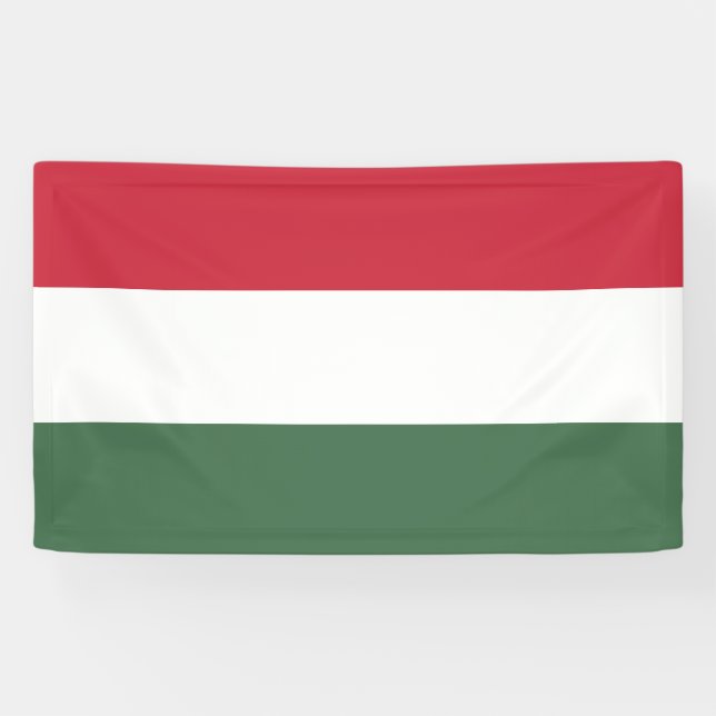 Hungary flag  banner (Horizontal)