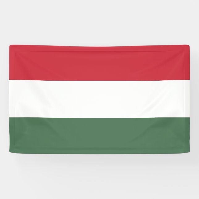 Hungary Flag Banner (Horizontal)
