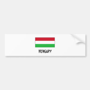 Hungary Flag Bumper Sticker