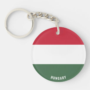 Hungary Flag Charming Patriotic Keychain