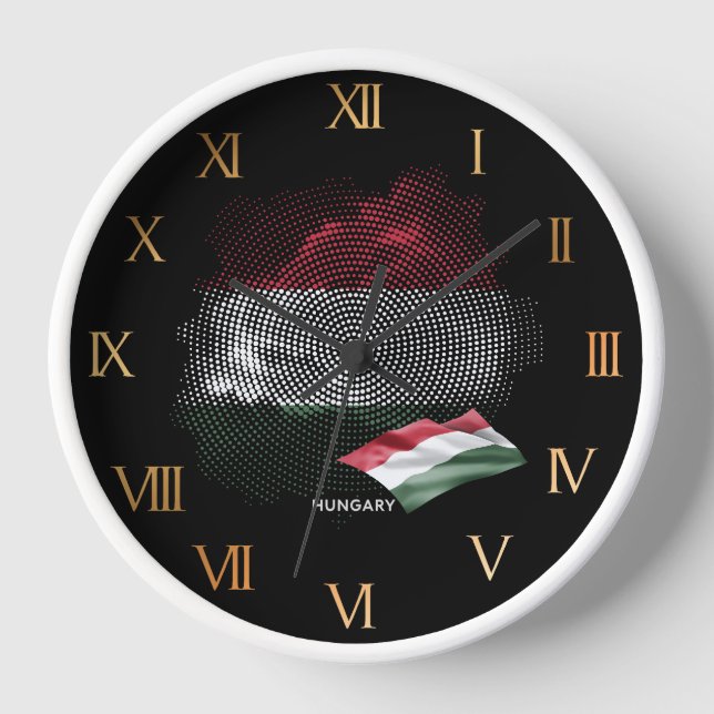 Hungary flag clock (Front)