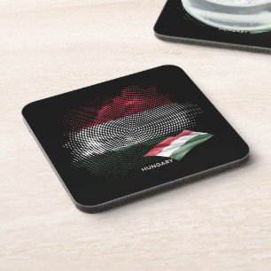Hungary flag coaster