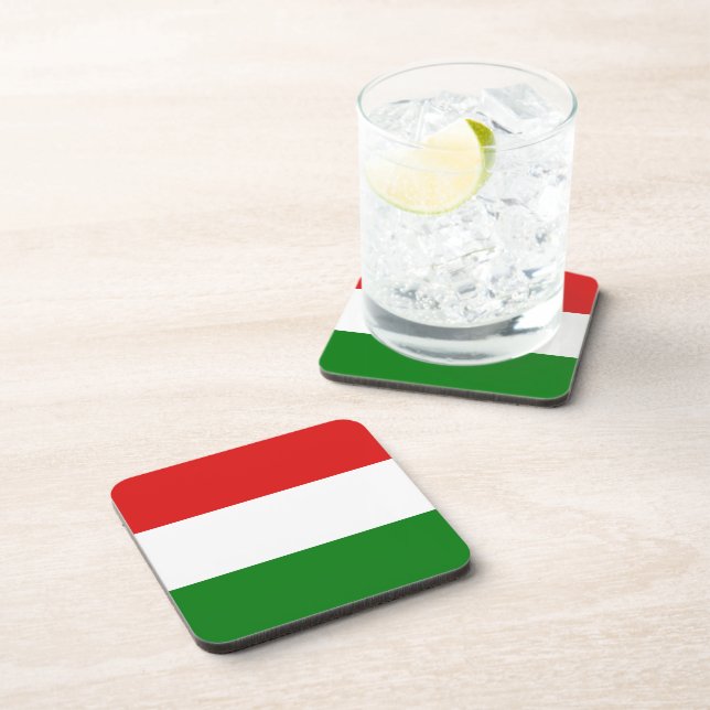 Hungary Flag Coaster (Right Side)