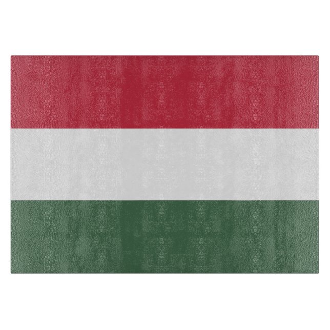 Hungary flag cutting board (Front)