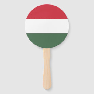 Hungary Flag Hand Fan
