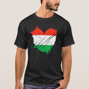 Hungary Flag I Love It Is In My Dna For Hungrians T-Shirt