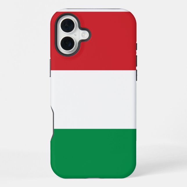 Hungary Flag iPhone Case (Back)