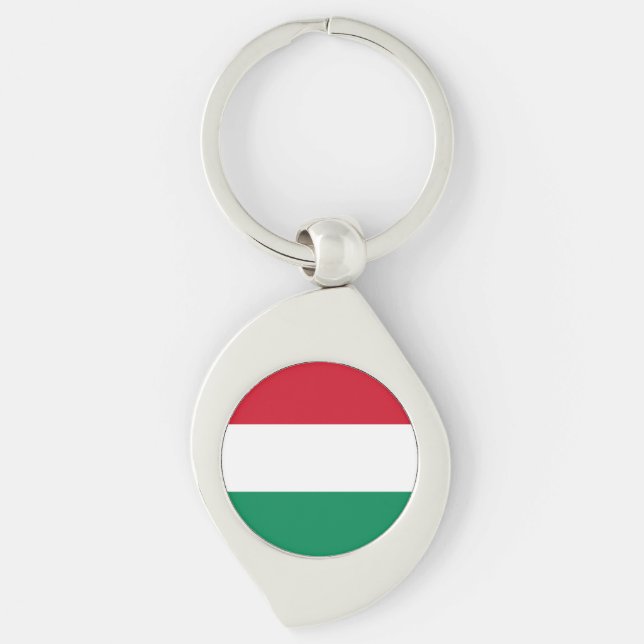 Hungary Flag Key Ring (Front)