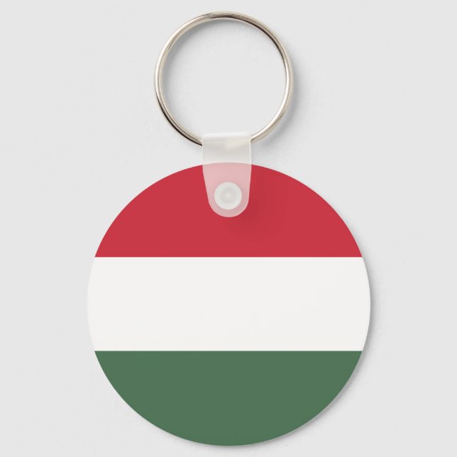 Hungary Flag Key Ring (Front)