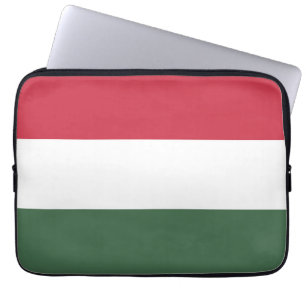Hungary flag laptop sleeve