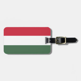 Hungary Flag Luggage Tag