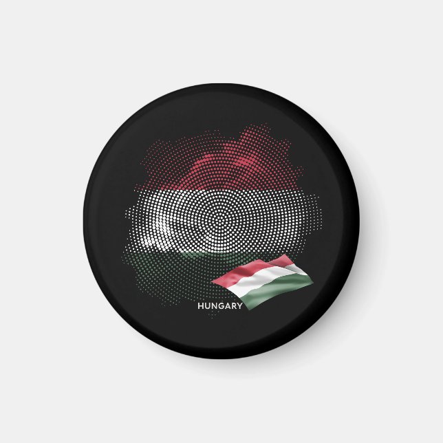 Hungary flag magnet (Front)