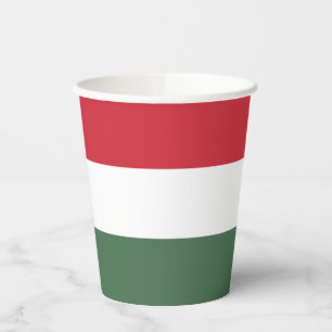 Hungary Flag Paper Cups