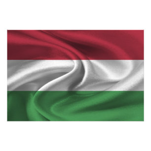 Hungary Flag Photo Print