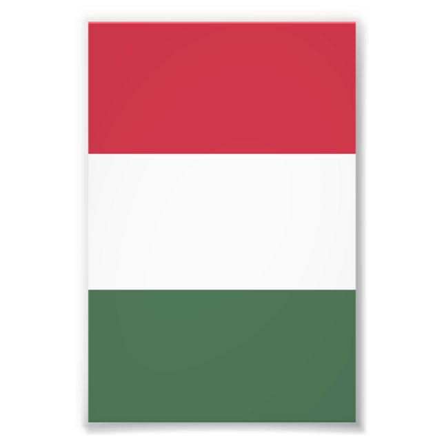 Hungary flag photo print (Front)