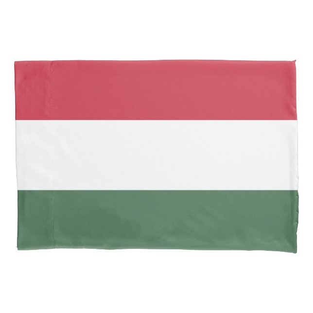 Hungary Flag Pillowcase (Front)