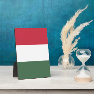 Hungary flag plaque