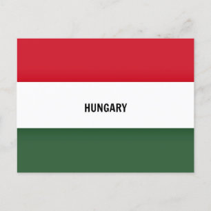 Hungary Flag Postcard