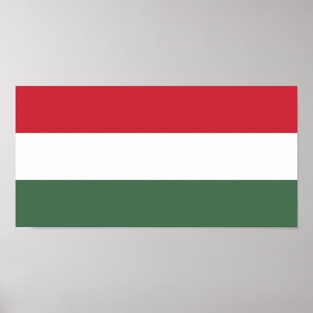 Hungary Flag Poster (Front)