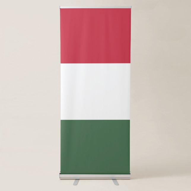 Hungary flag retractable banner (Front)