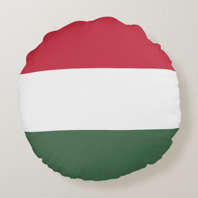 Hungary flag round cushion (Back)