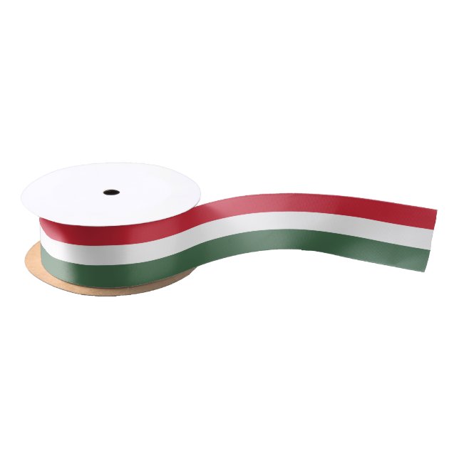 Hungary Flag Satin Ribbon (Spool)