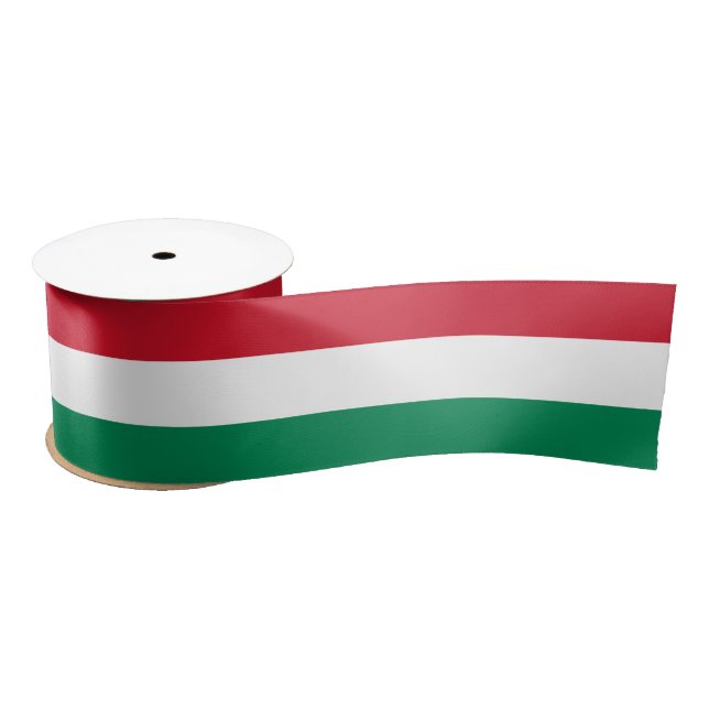 Hungary Flag Satin Ribbon (Spool)