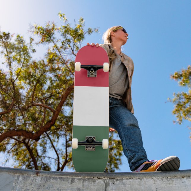 Hungary flag skateboard (Outdoor 1)