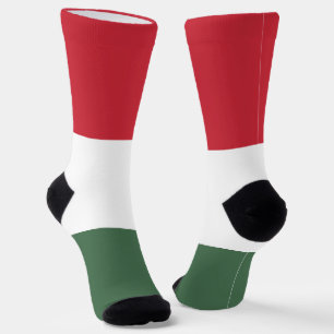 Hungary Flag Socks