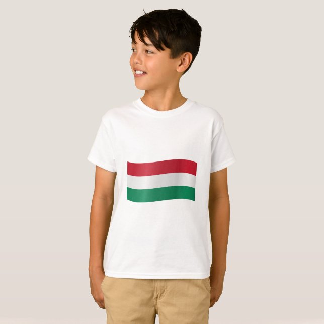 Hungary Flag T-Shirt (Front Full)