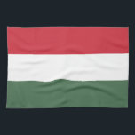 Hungary Flag Tea Towel<br><div class="desc">Patriotic flag of Hungary.</div>