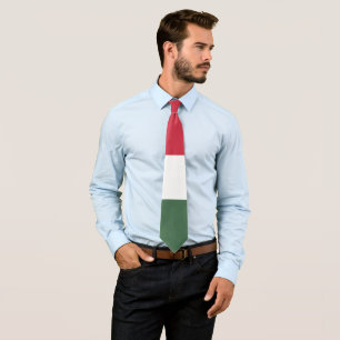 Hungary flag tie